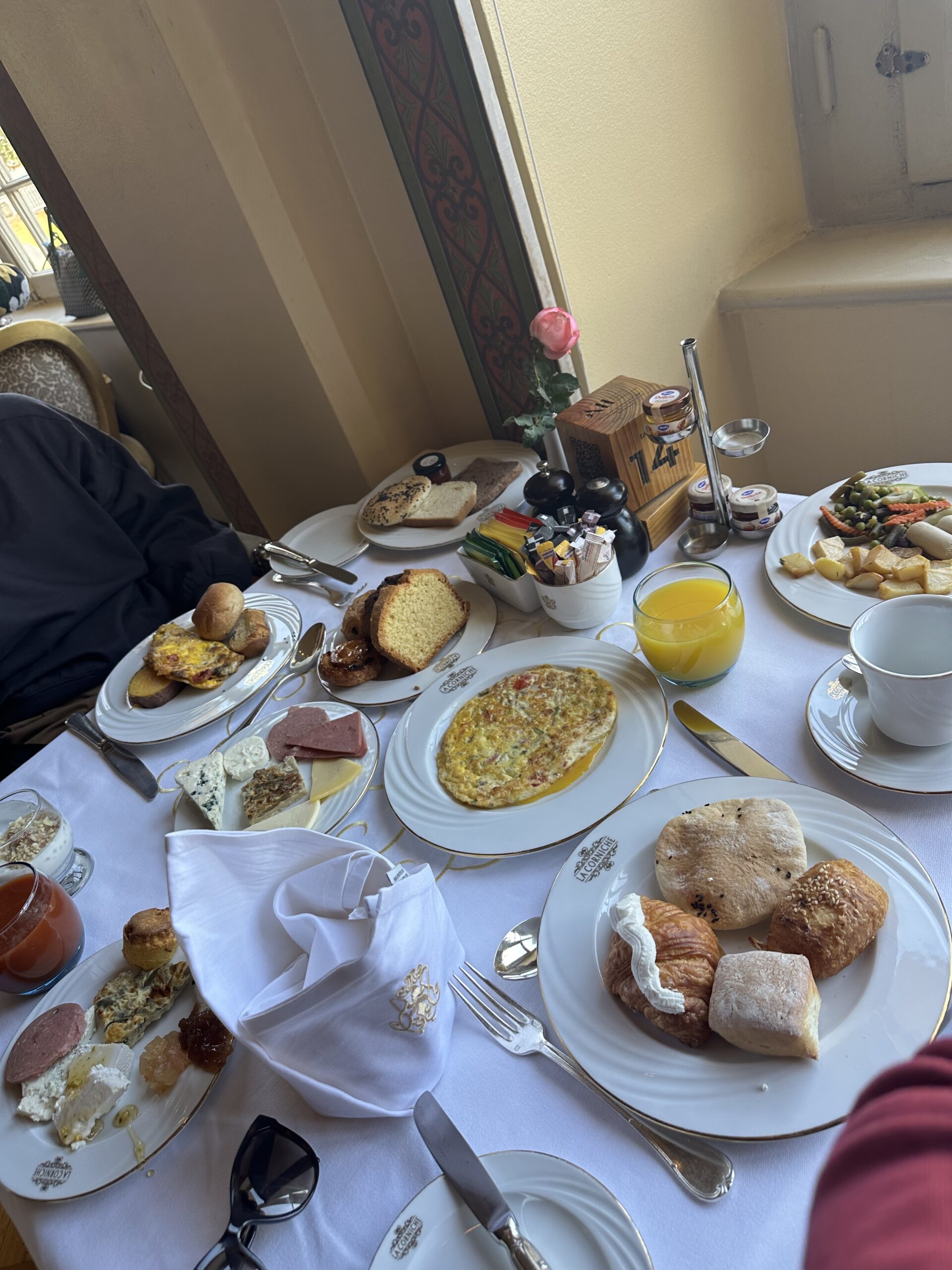 Winter Palace Luxorでの朝食