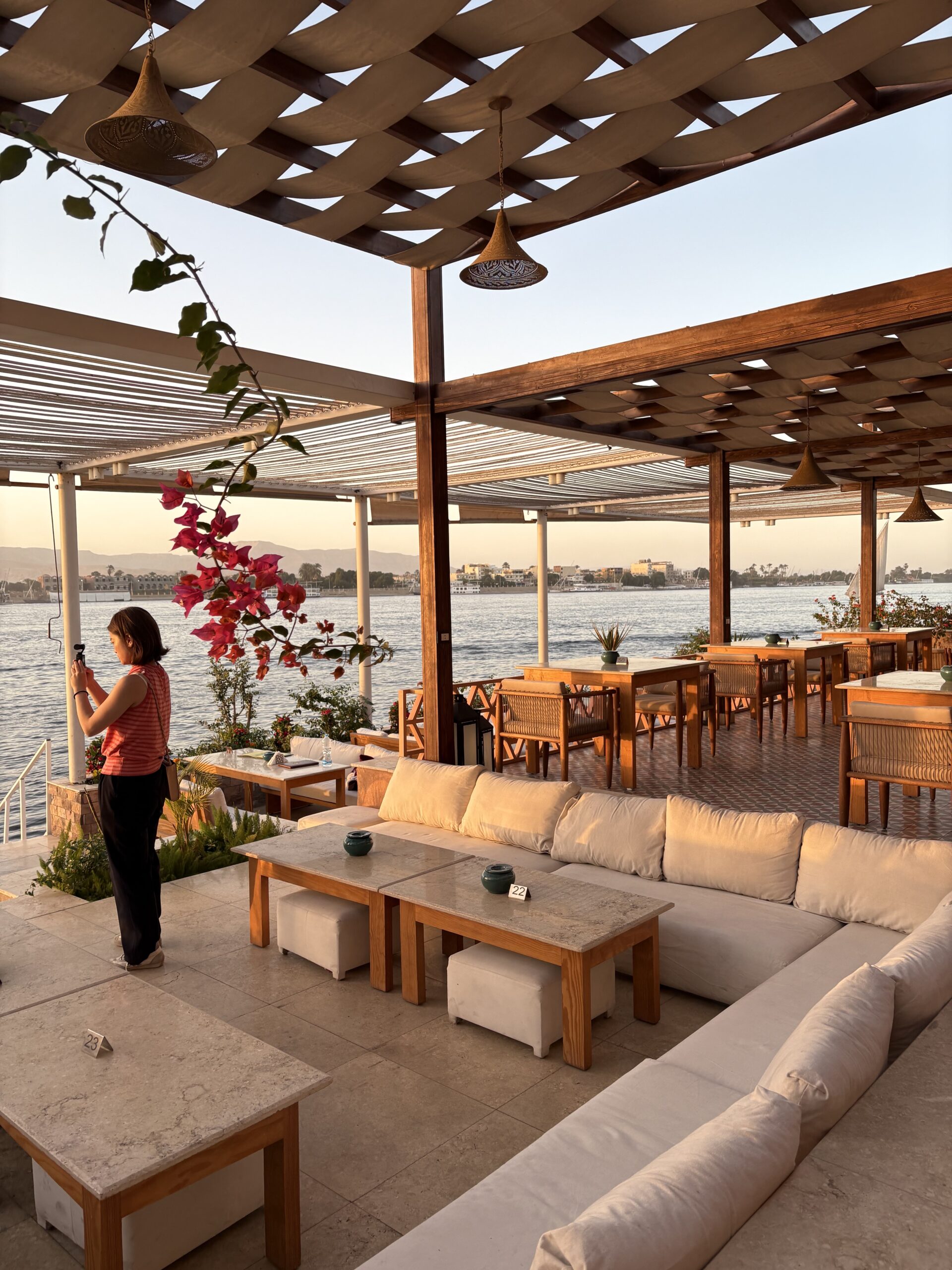 ルクソールのAbydos Nile Viewの店内